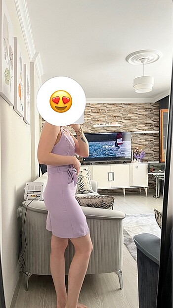 Trendyol & Milla Lila kısa elbise