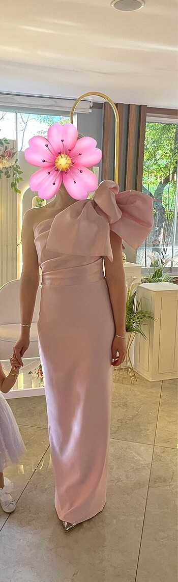 Pudra pembe abiye