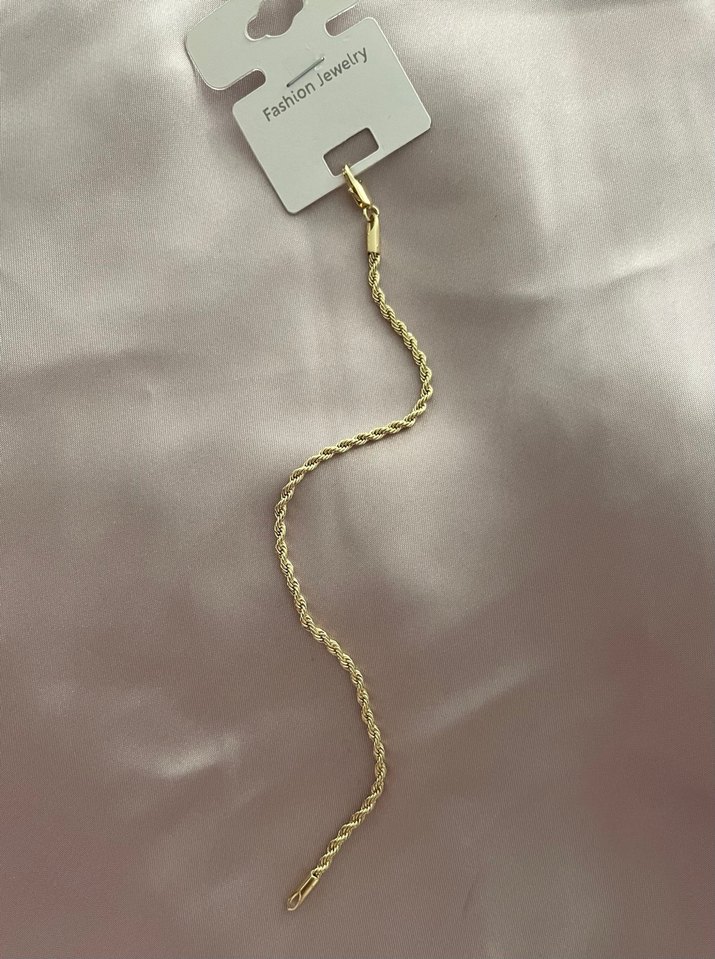 Altın Renk Burgu Model Kadın Bileklik - Görsel 2