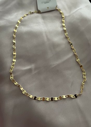 Altın Renkli Pul Kolye - Görsel 5