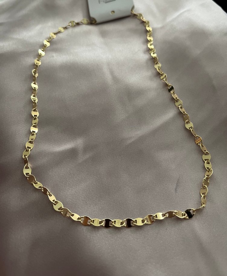 Altın Renkli Pul Kolye - Görsel 4