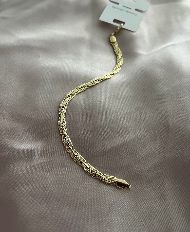 Altın Renkli Kadın Bileklik - Görsel 3