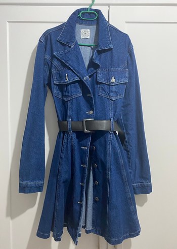 Mini kot elbise - Görsel 3