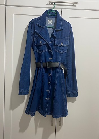 Mini kot elbise - Görsel 4