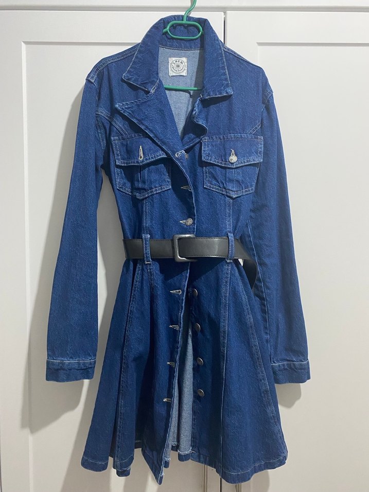 Mini kot elbise - Görsel 3