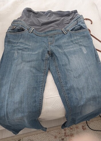 38 Beden mavi Renk Hamile pantalom