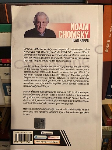  Beden Filistin Üzerine Konuşmalar - N.Chomsky & Ilan Pappe