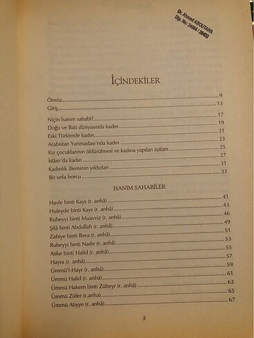 Beden Renk Hanım Sahabiler