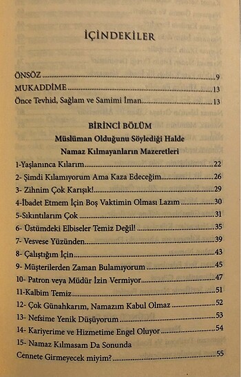  Beden Renk Namaza Başlatan Kitap