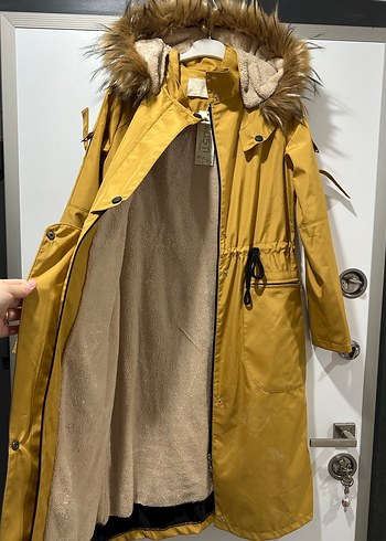 Kürklü Mont - Görsel 6