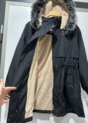 Kürklü Mont - Görsel 5