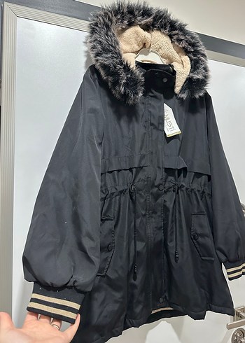 Kürklü Mont - Görsel 3