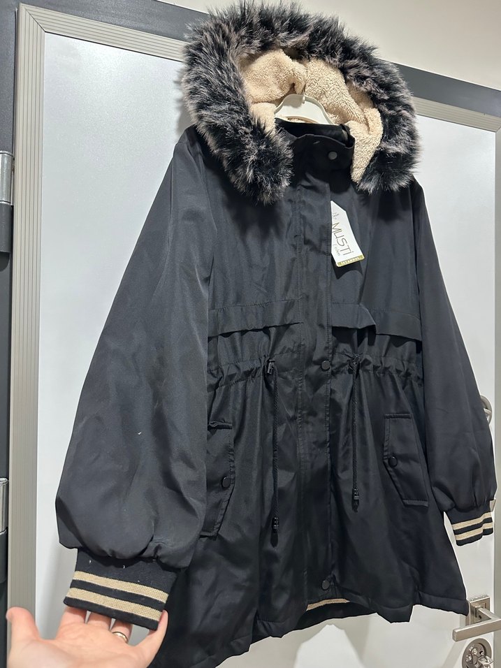 Kürklü Mont - Görsel 3