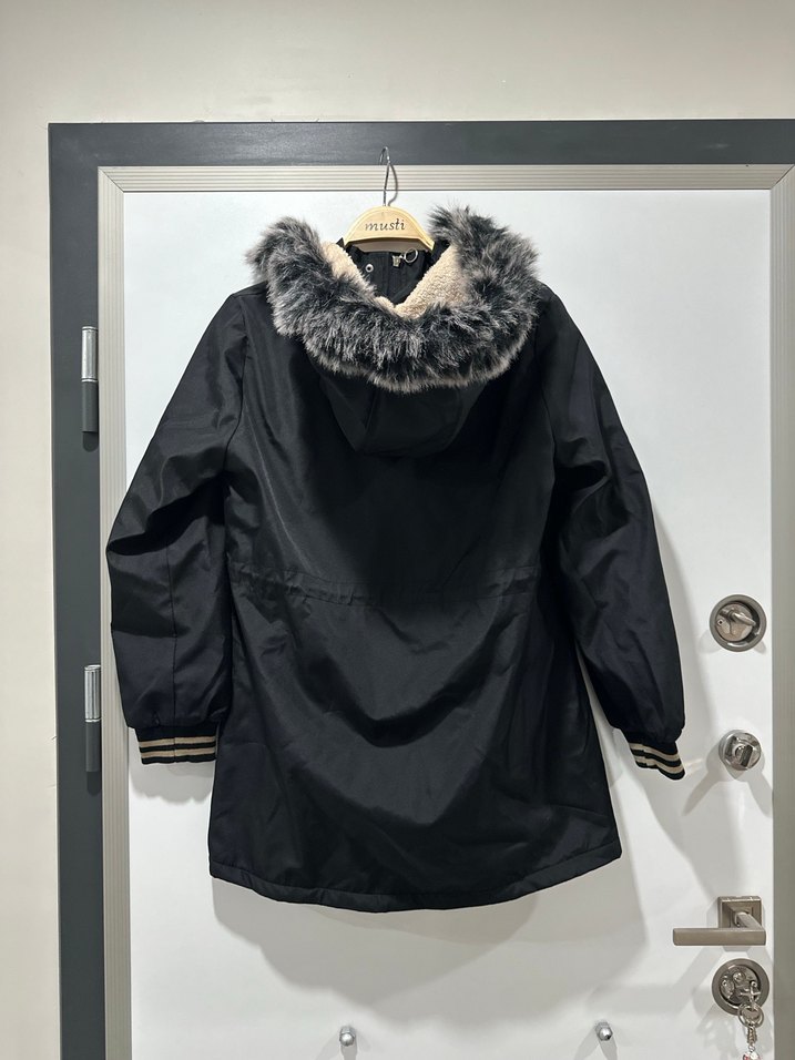 Kürklü Mont - Görsel 5