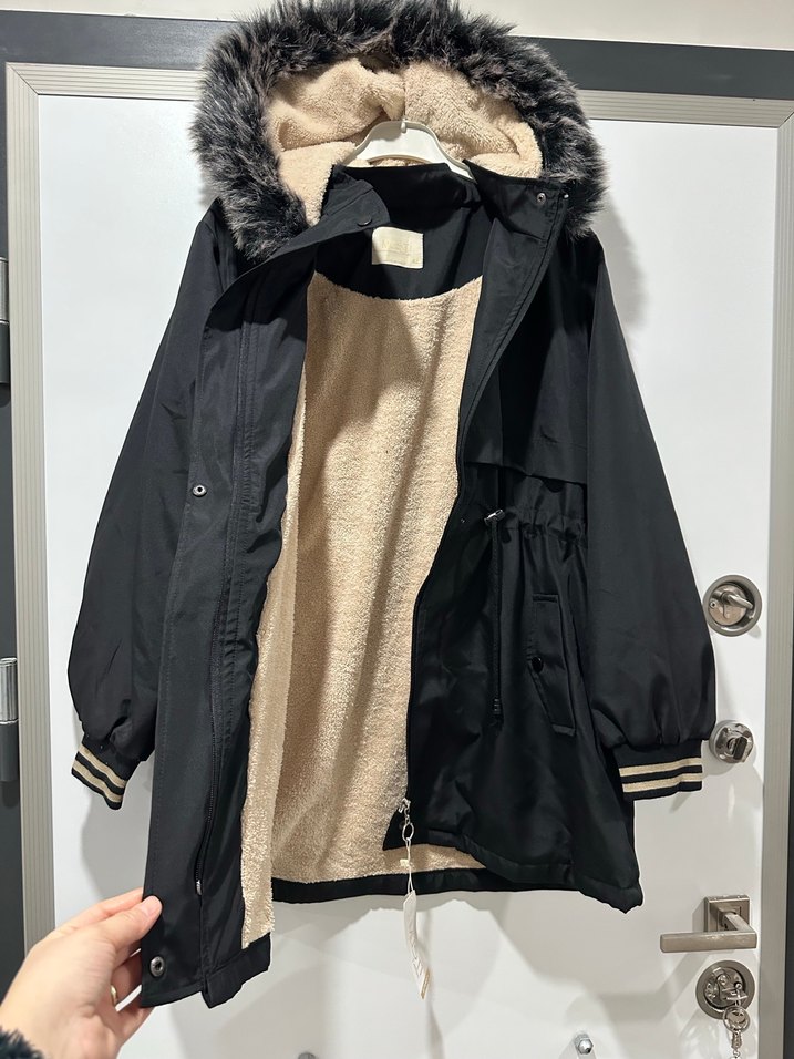 Kürklü Mont - Görsel 4