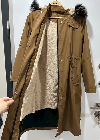 Kürklü Mont - Görsel 5