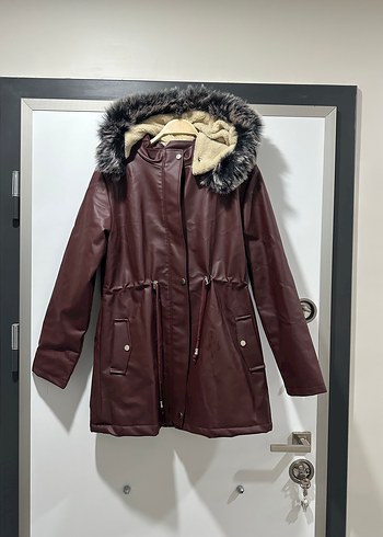 Kürklü Deri Mont - Görsel 2