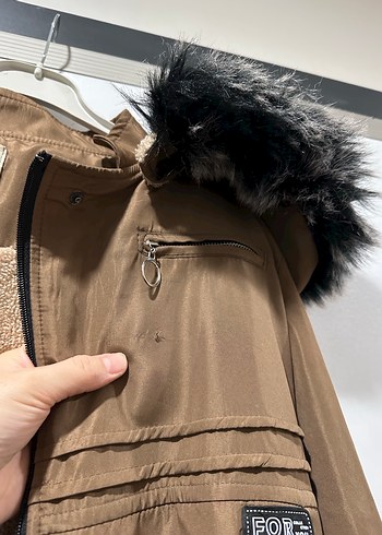 Kürklü Mont - Görsel 6