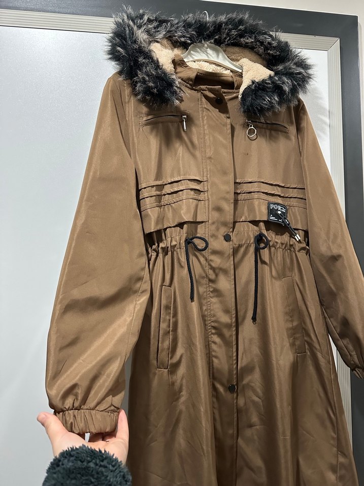 Kürklü Mont - Görsel 3