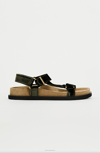 38 Beden haki Renk Zara sandalet