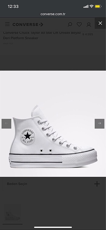 Converse Chuck Taylor orjinal