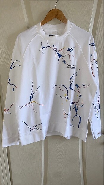 Lufian Beyaz Sweatshirt