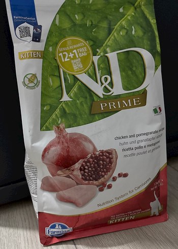 N&D Tahılsız Tavuk & Nar Yavru Kedi Maması