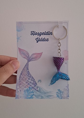 Deniz Kızı Anahtarlık Hediyelik Kına Nişan Nikah Düğün