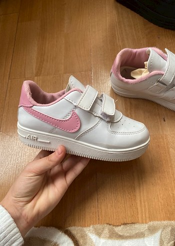 Kız Çocuk Pembe Cırtcırtlı Spor Ayakkabı - Görsel 2