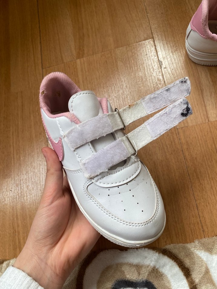 Kız Çocuk Pembe Cırtcırtlı Spor Ayakkabı - Görsel 5