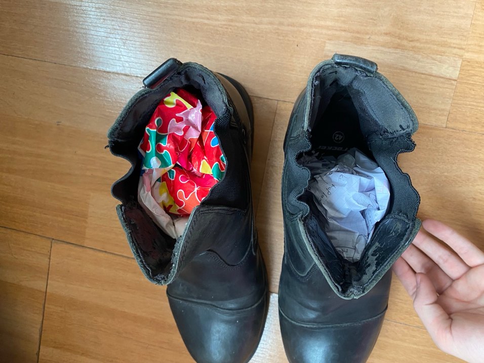 Siyah Deri Biker Botlar Tokalı - Görsel 4