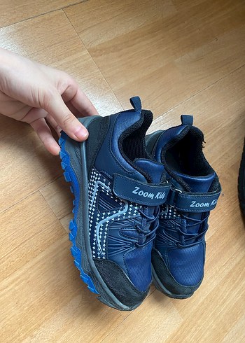 Mavi Erkek Çocuk Spor Ayakkabı Velcro - Görsel 2