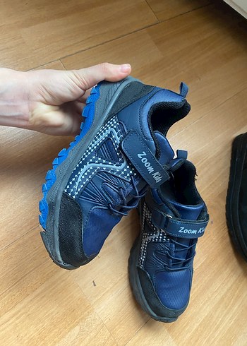 Mavi Erkek Çocuk Spor Ayakkabı Velcro - Görsel 4