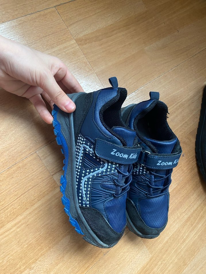 Mavi Erkek Çocuk Spor Ayakkabı Velcro - Görsel 2