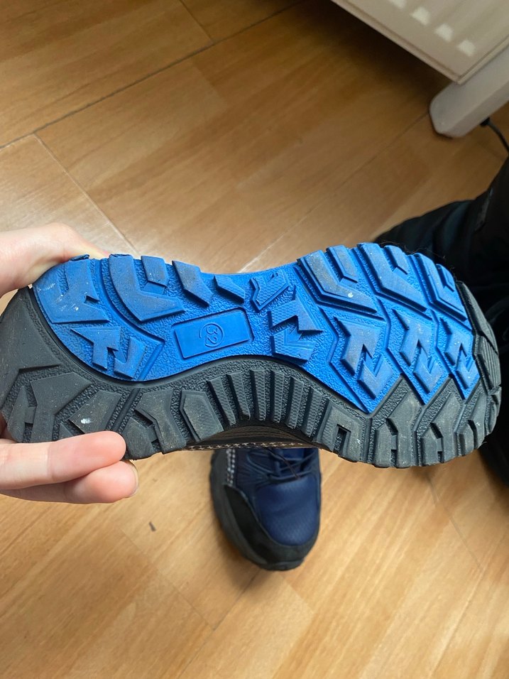 Mavi Erkek Çocuk Spor Ayakkabı Velcro - Görsel 5