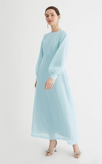 Suud Collection Mavi Aurora Elbise