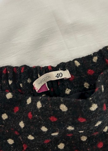 Puantiyeli Mini Etek - Görsel 2