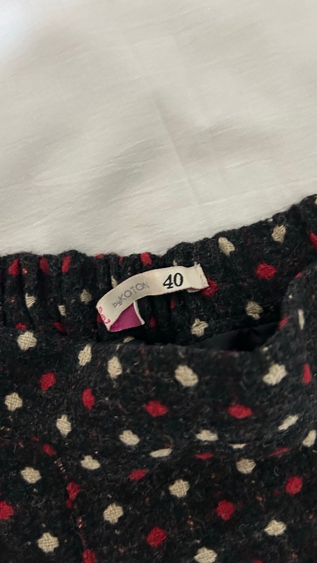 Puantiyeli Mini Etek - Görsel 2