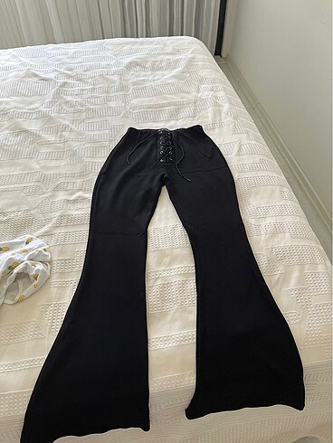 İspanyol paça tayt pantalon