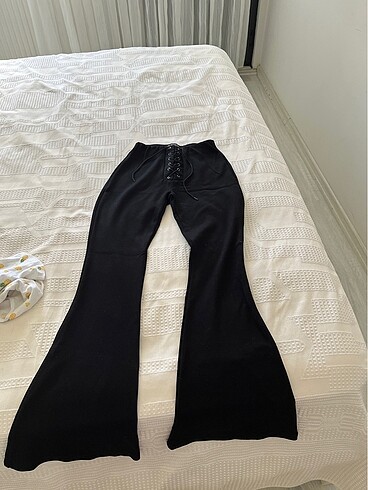 s Beden İspanyol paça tayt pantalon
