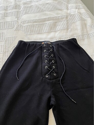 s Beden siyah Renk İspanyol paça tayt pantalon