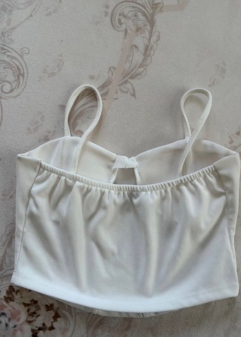 Beyaz Straplez Kadın Bustiyer - Görsel 4