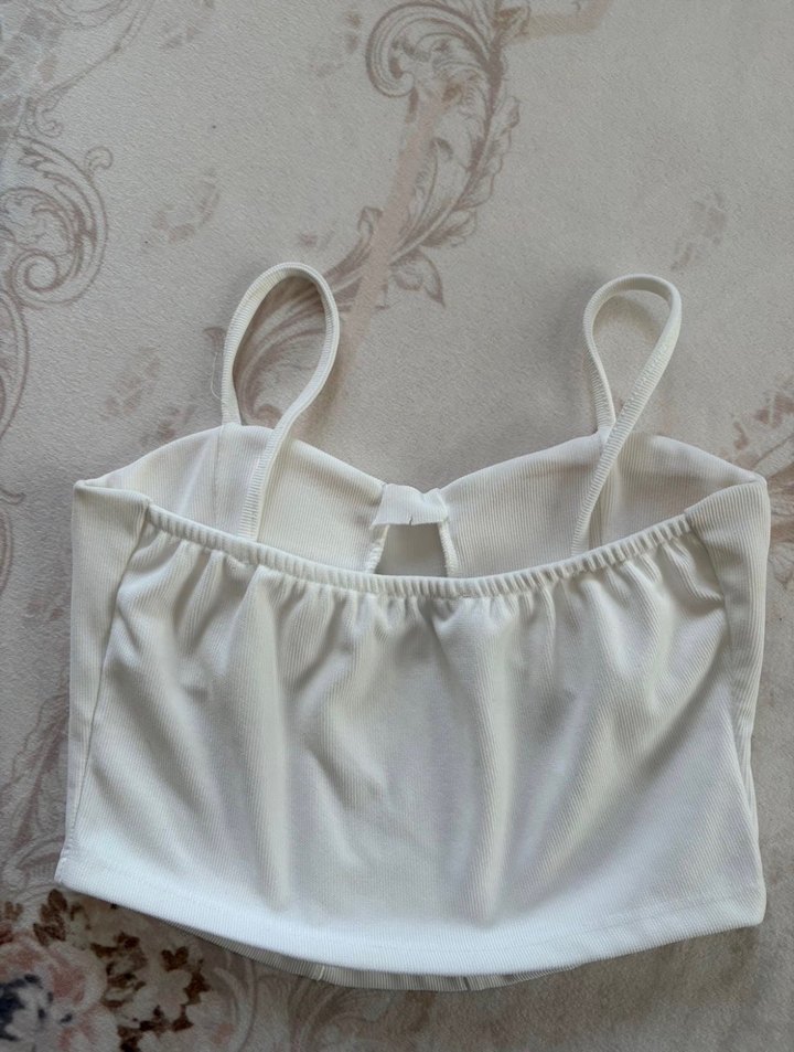 Beyaz Straplez Kadın Bustiyer - Görsel 4