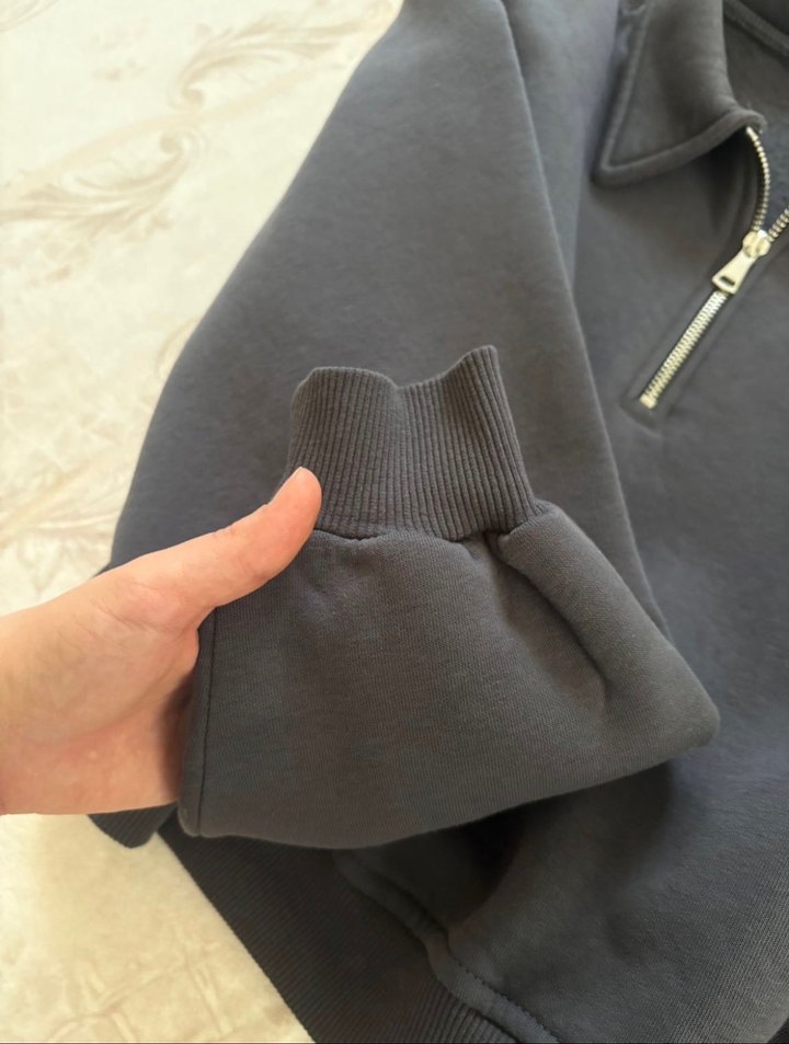 Polo yaka sweatshirt - Görsel 3