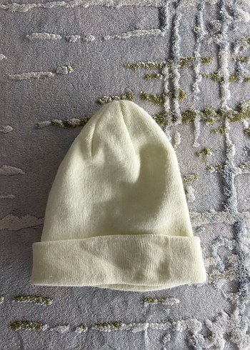 Beyaz Kadın Triko Bere - Görsel 2