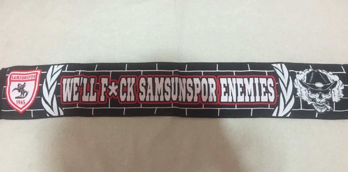 Kırmızı Rock Punk Erkek Atkı - Görsel 4