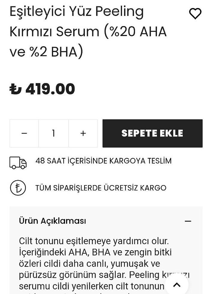 LUDITA yuz peeling serum - Görsel 3