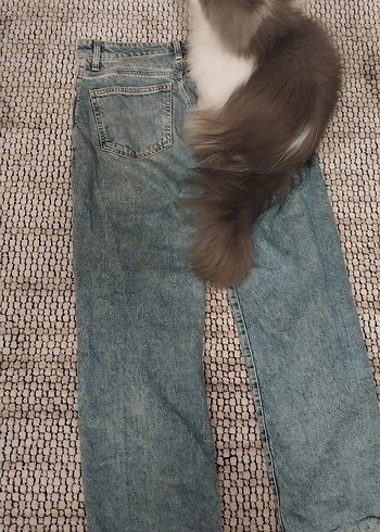 Mavi icon yırtık model jean - Görsel 3