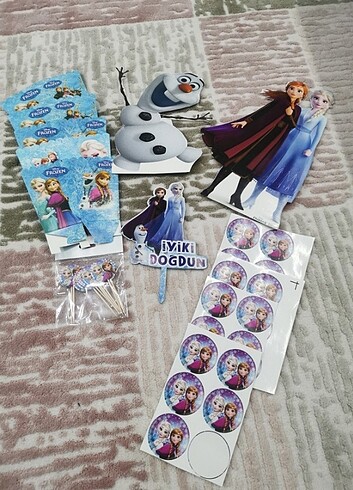 Frozen & Elsa doğum günü seti