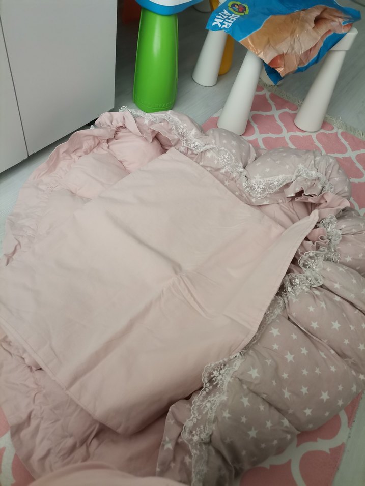 Pembe Çocuk babynest oyun minderi - Görsel 5